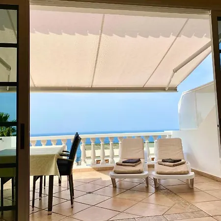 Ocean Pearl: Luxury Beachside Villa with Sea View in Los Gigantes Acantilado de los Gigantes Exterior photo